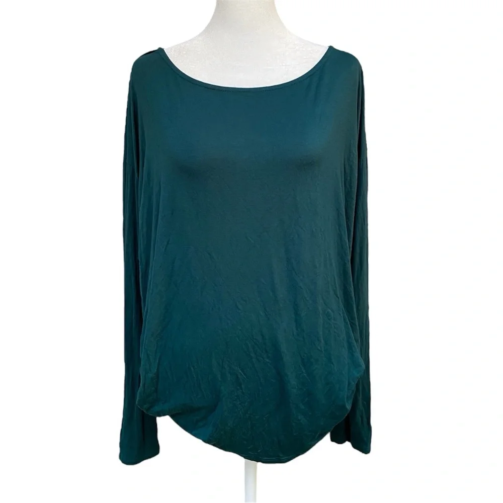 Miami Dark Green Long Sleeve Top